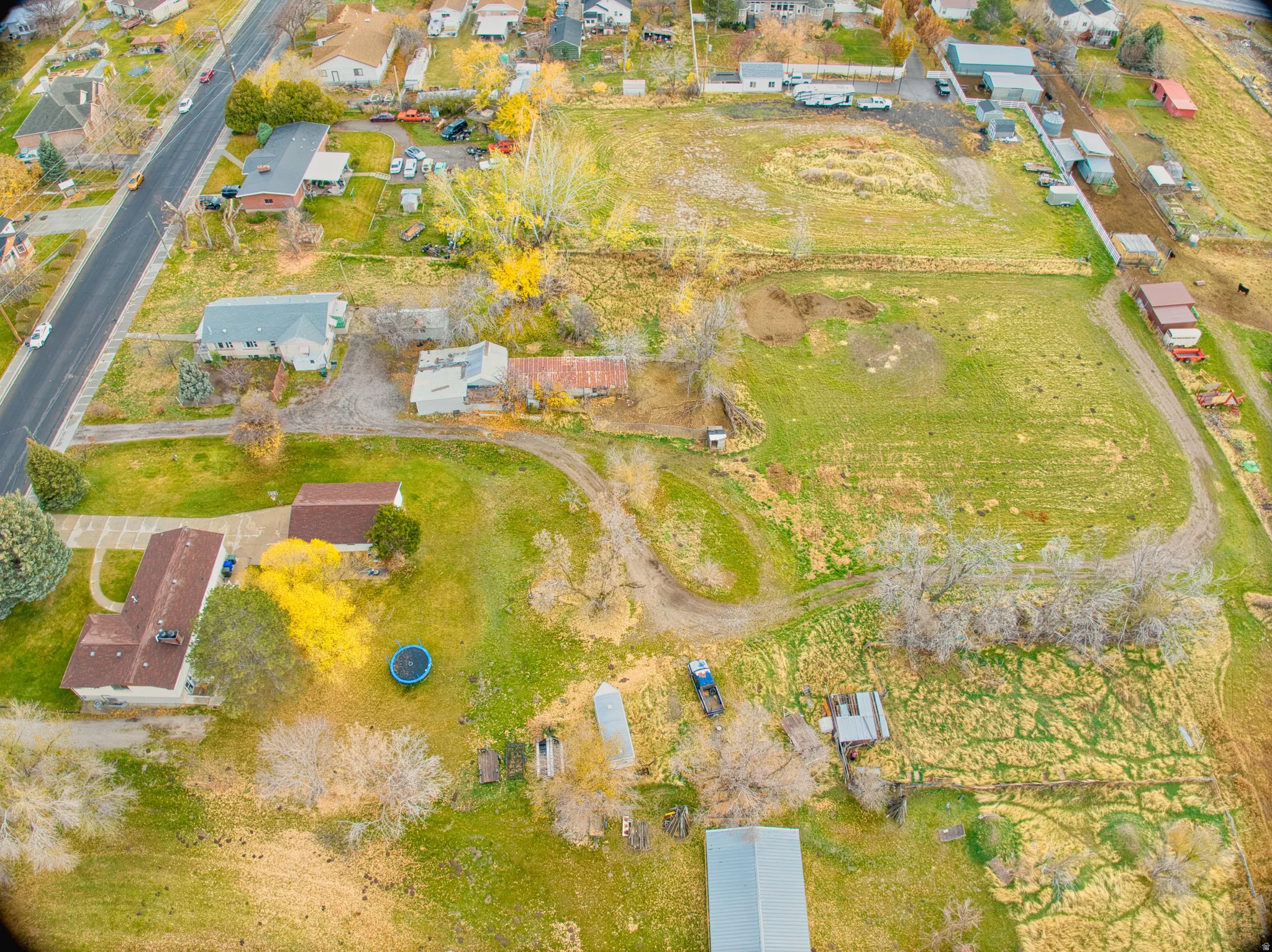 Aerial view of property's location