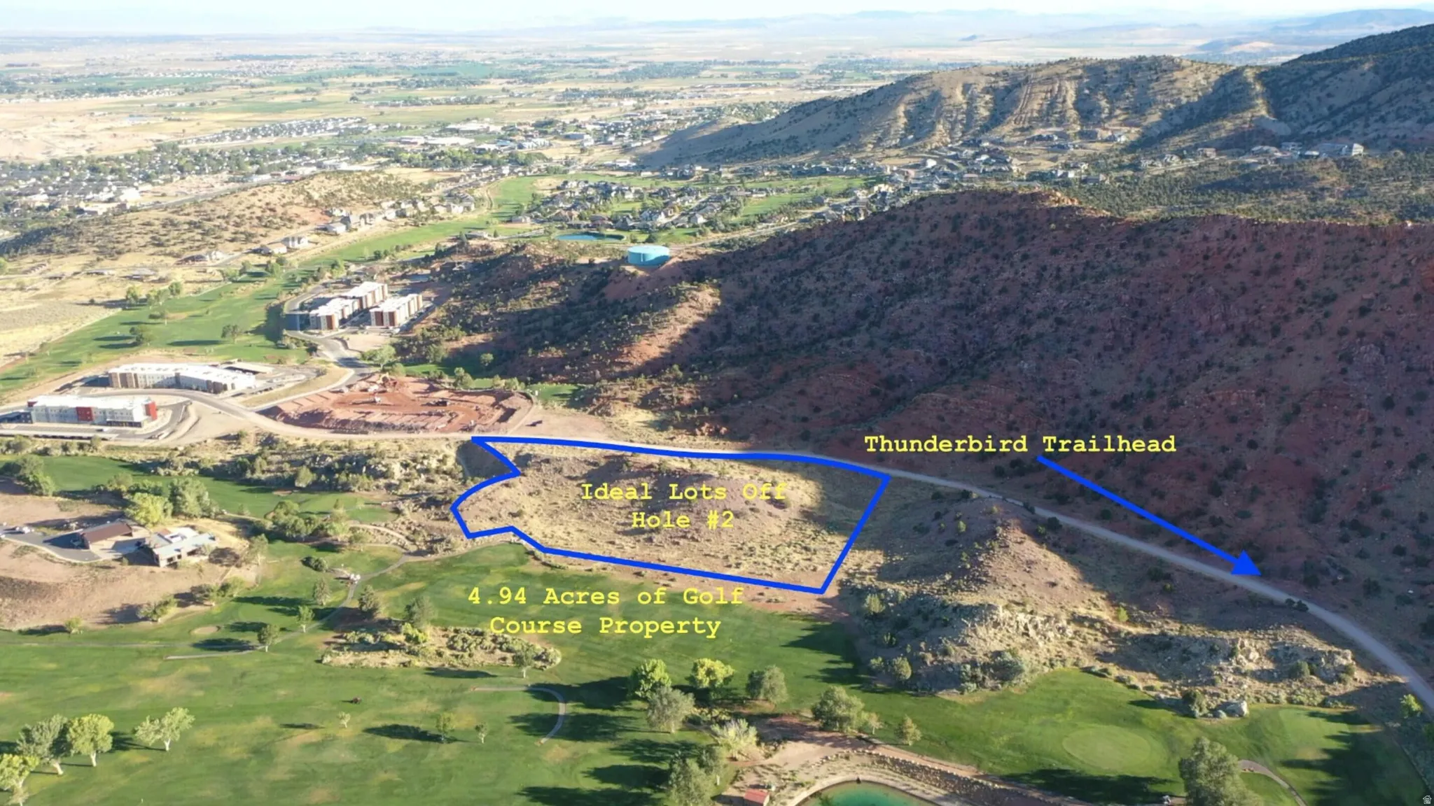Map / location with property boundaries highlighted