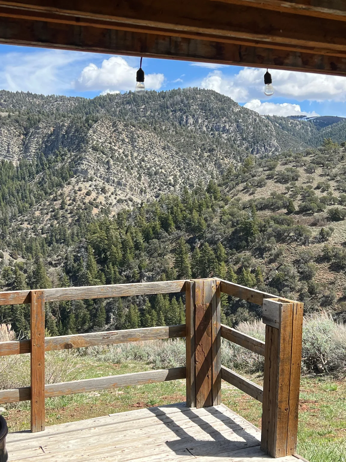 Mountain view from 2nd level deck