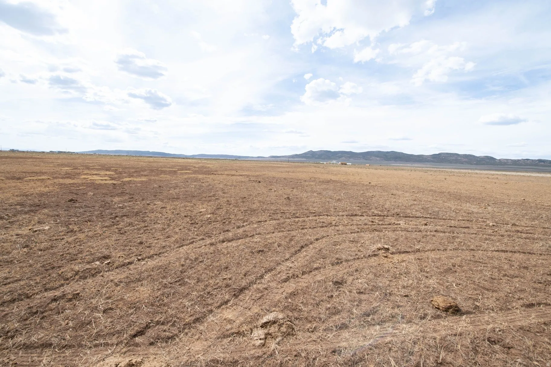 View of mountain background with rural landscape