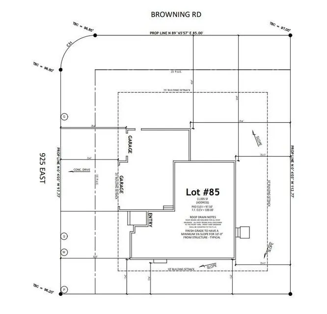 View of home floor plan