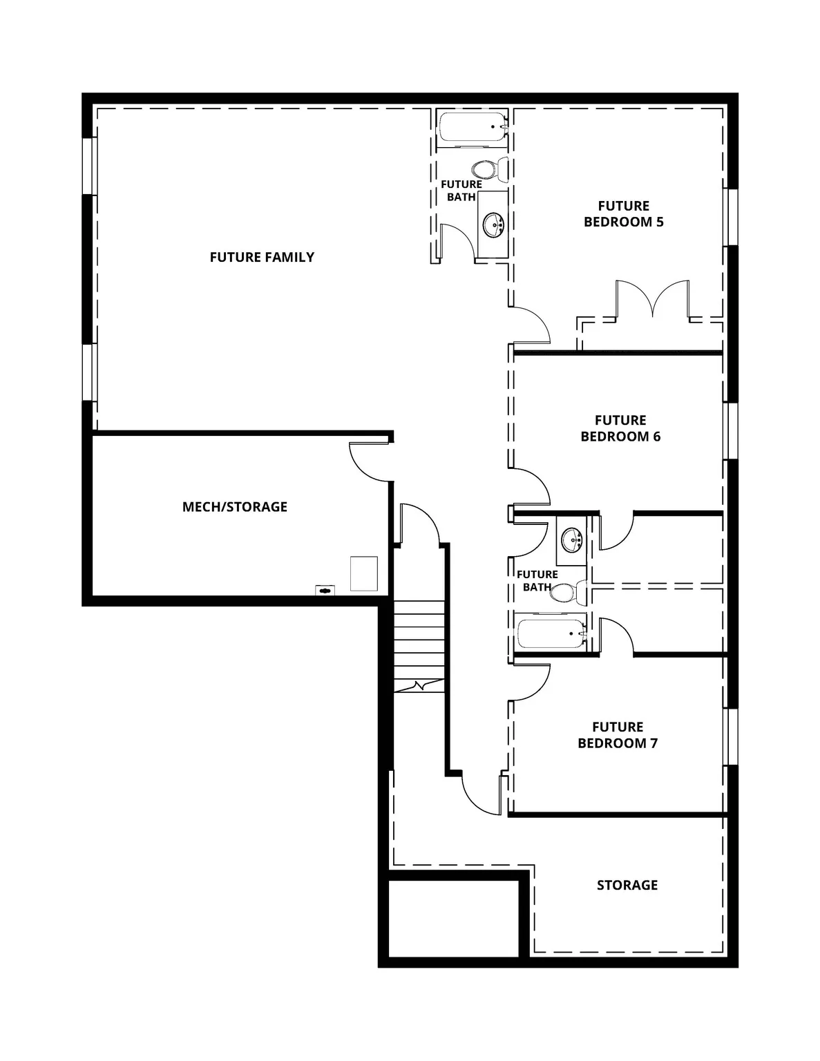 This home is actually a THREE CAR GARAGE!