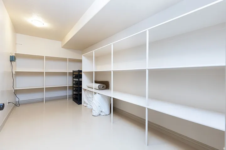 View of storage area