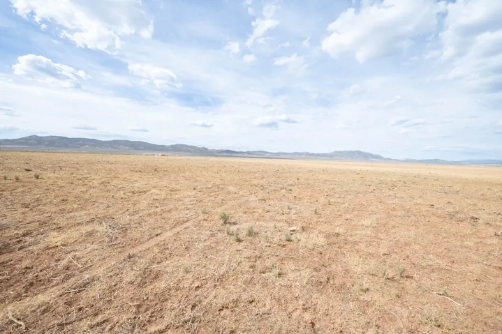 View of mountain background with rural landscape