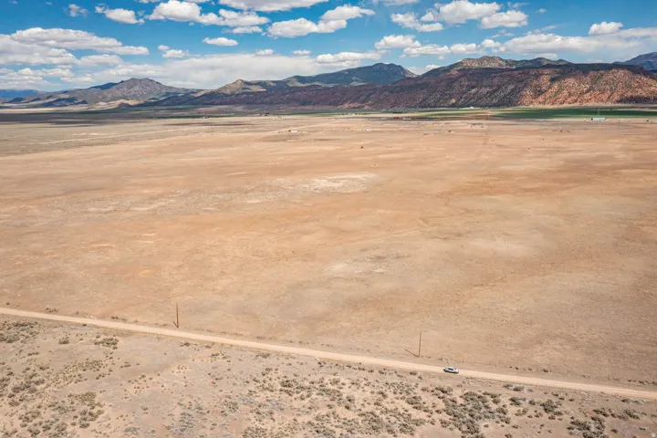Mountain view with a desert landscape and rural landscape