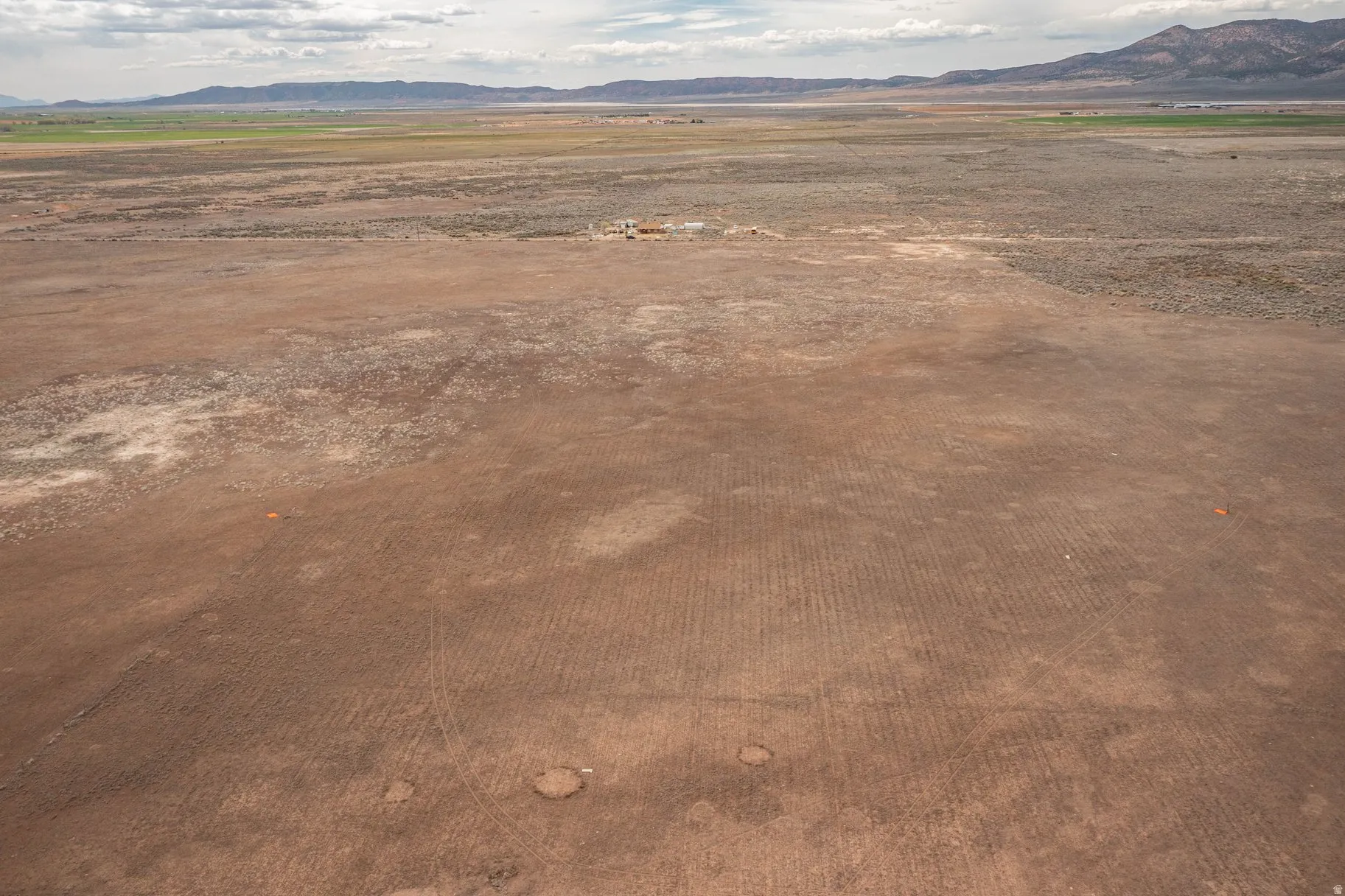 Mountain view with rural landscape