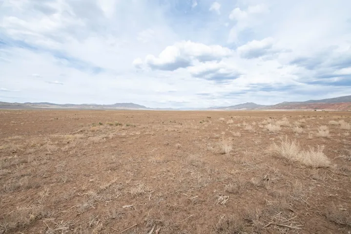 View of local wilderness with a mountainous background and rural landscape