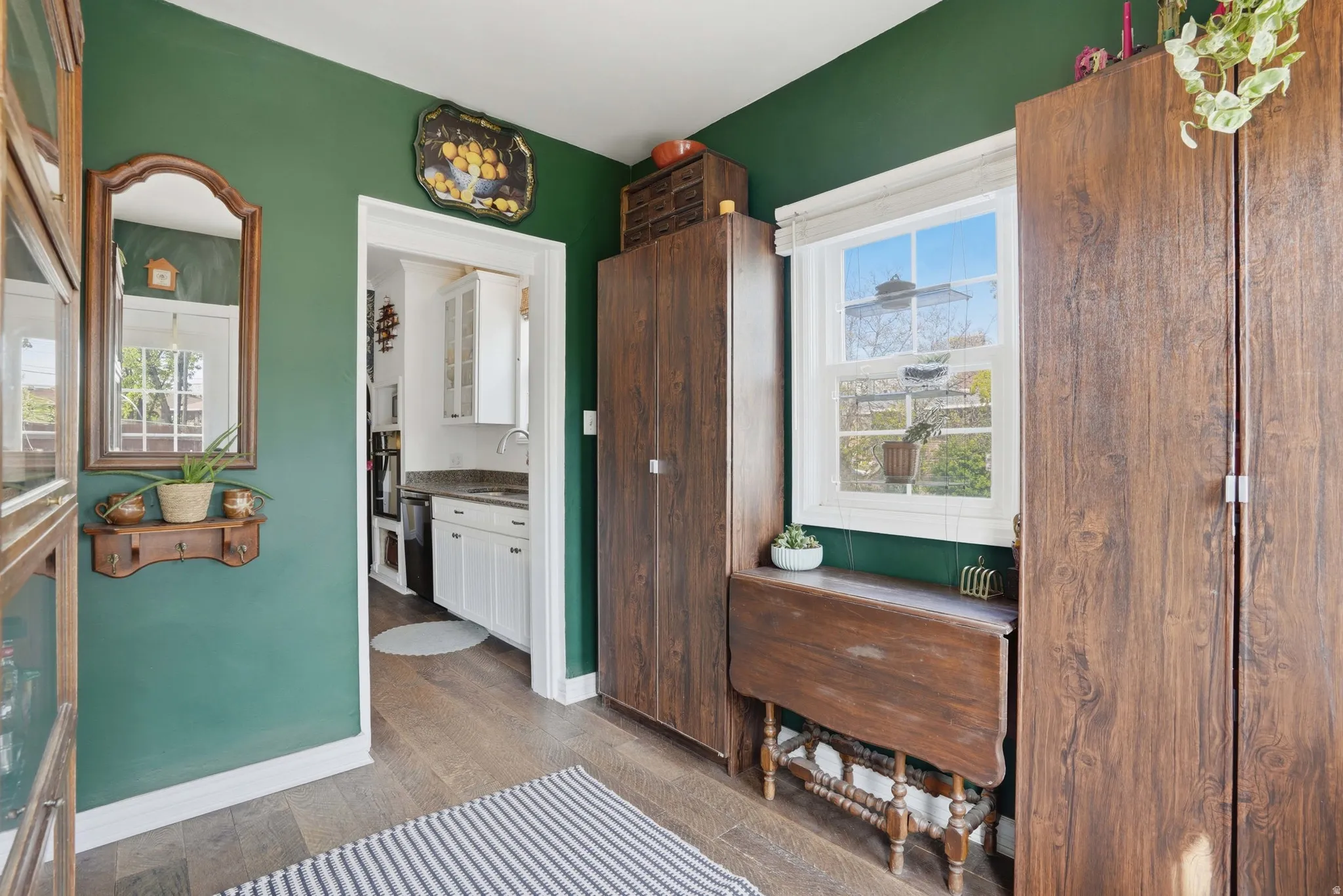 Full bathroom featuring vanity and light wood-style floors