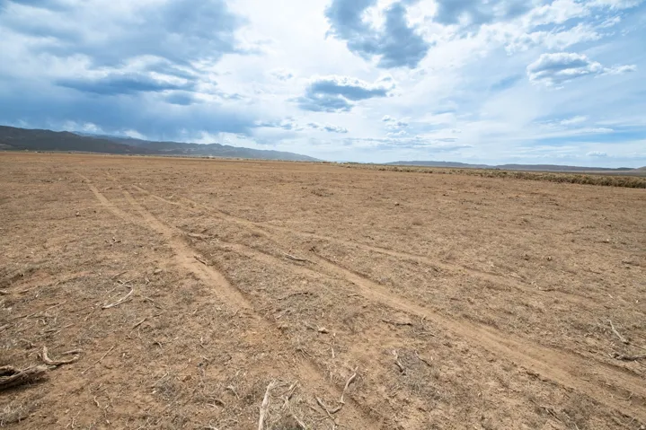 View of rural area with mountains