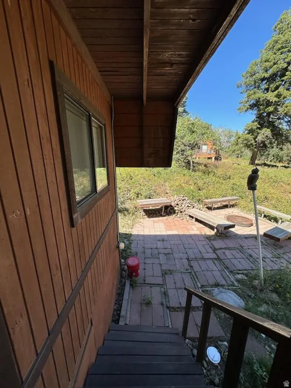 View of patio / terrace featuring a deck