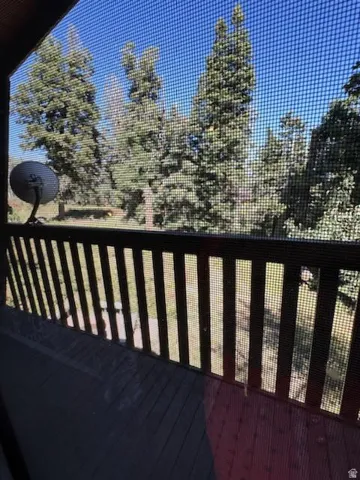 View of deck