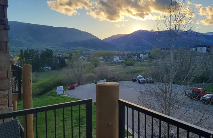 front deck view of Nordic Valley Ski Resort