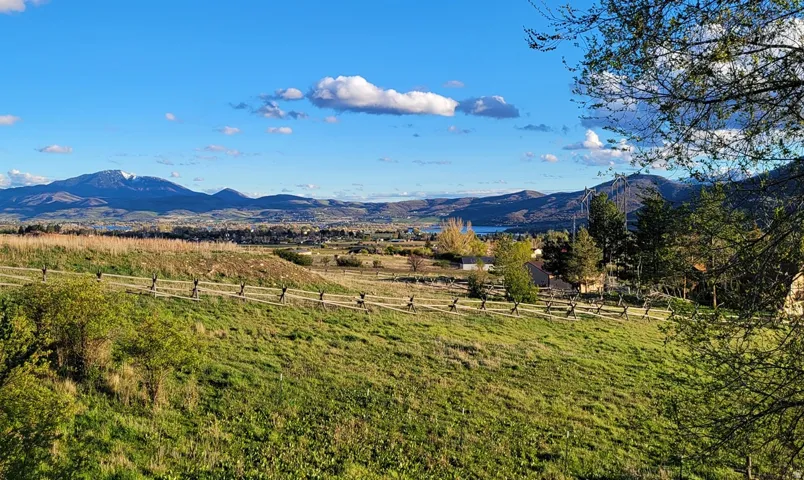 View of mountain background