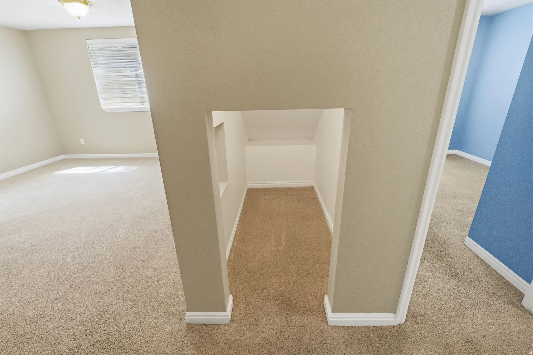 Children's play area under the stairs.