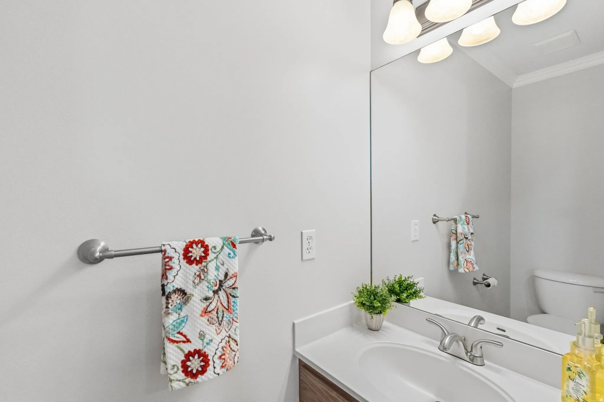 Powder bath on main level.