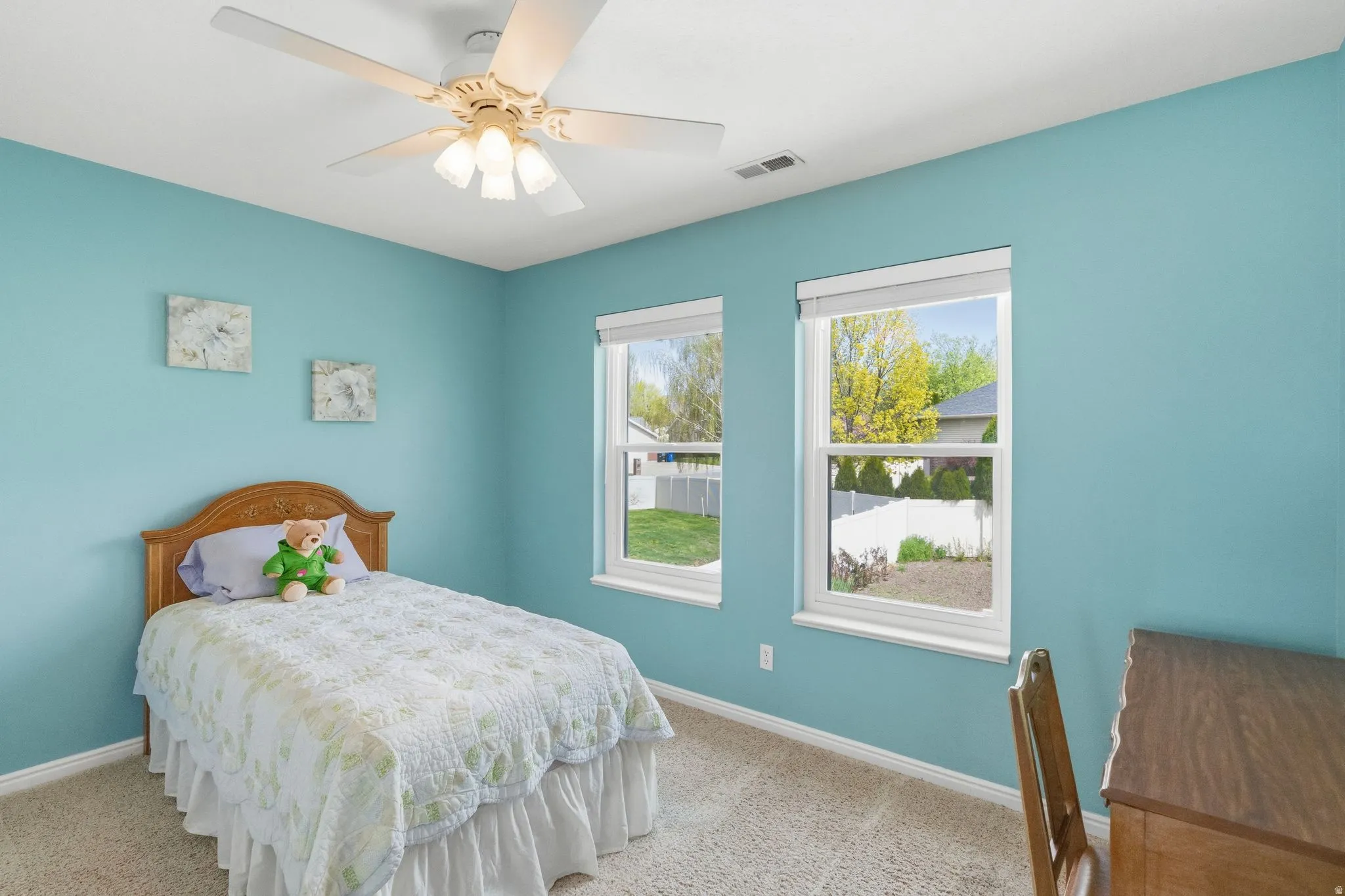 2nd level East bedroom.