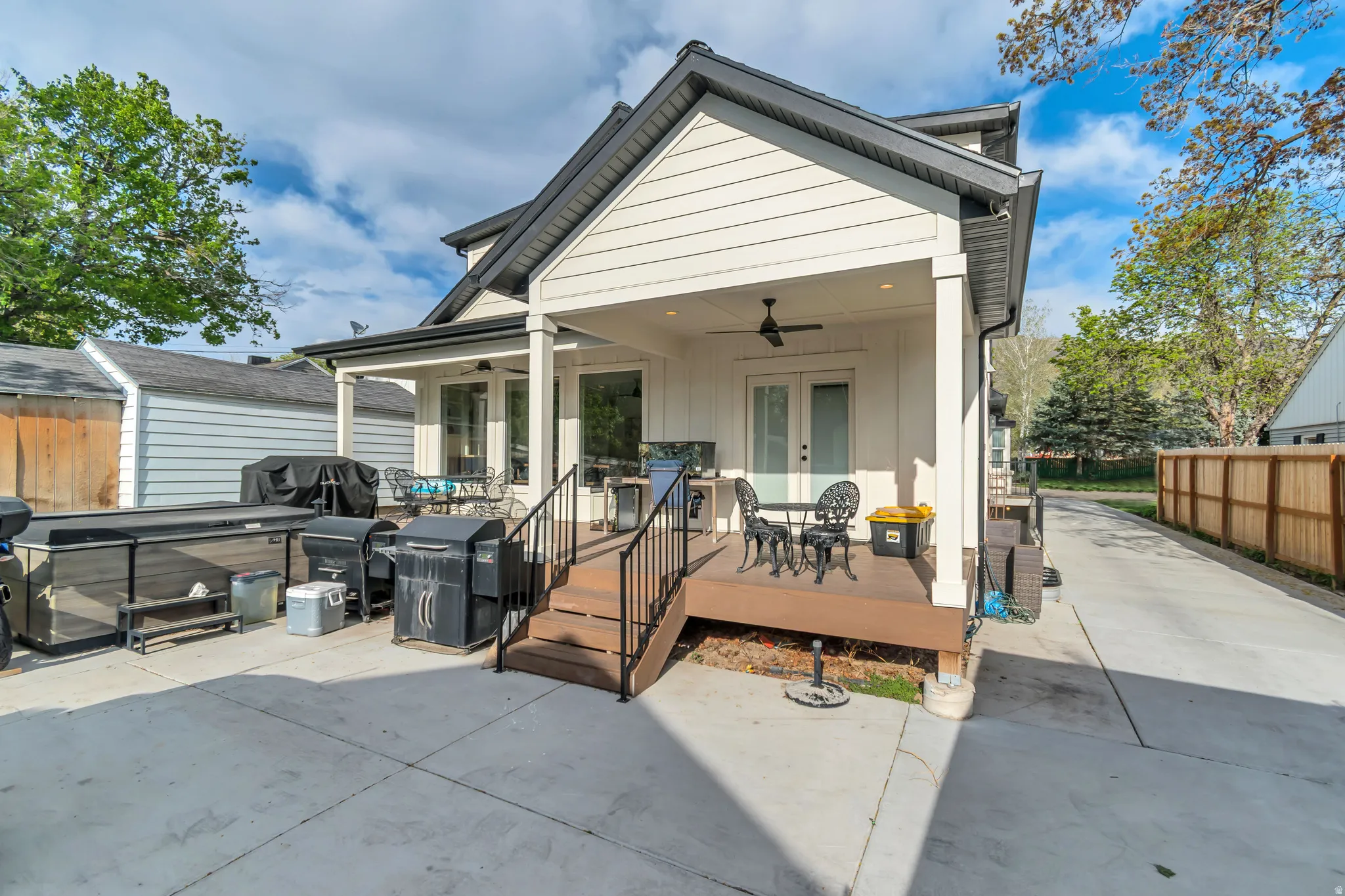 Rear View of Home