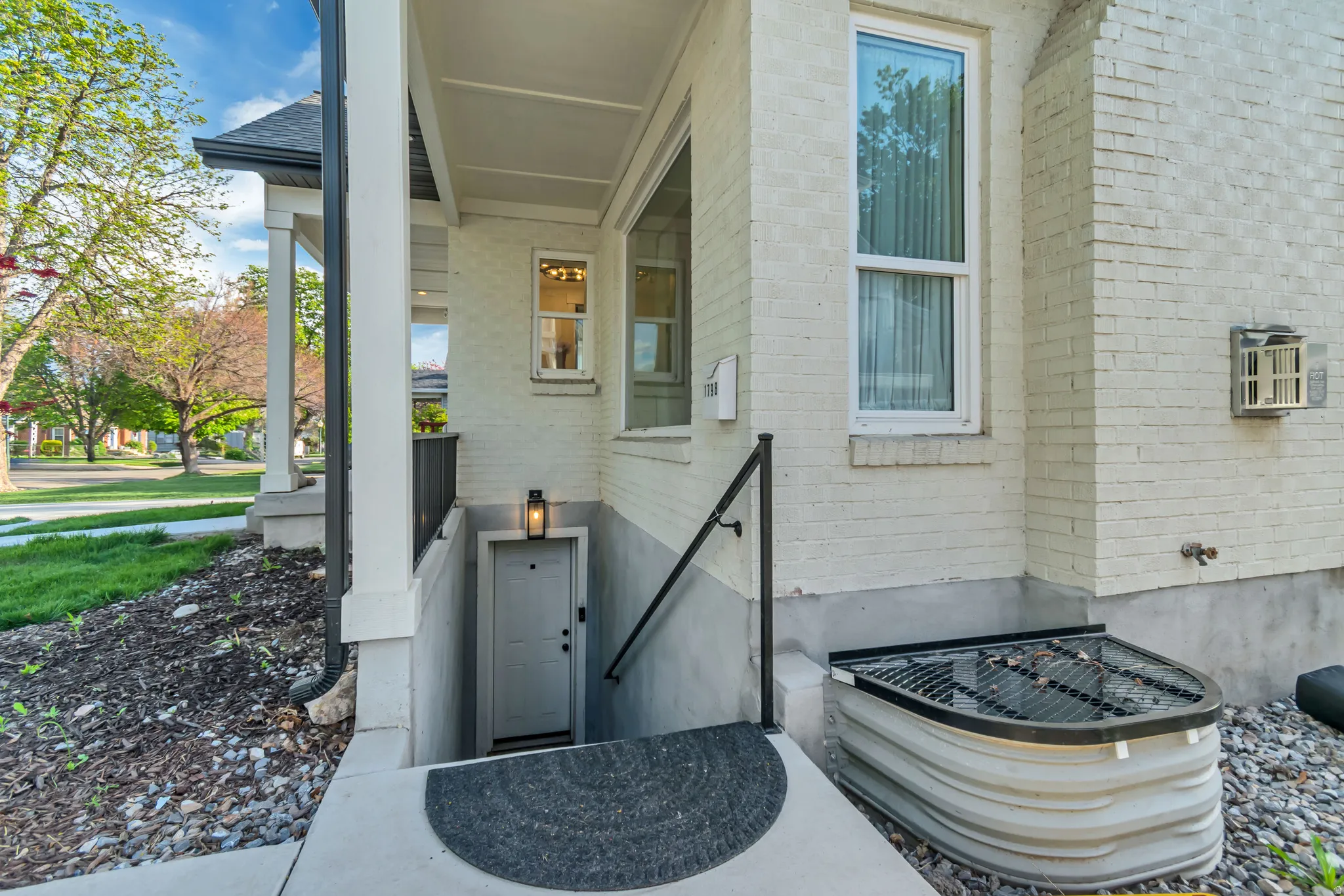 Front Entrance to Basement Apartment