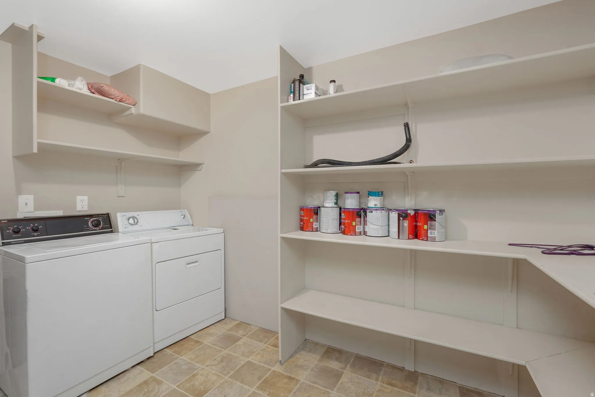 Double Laundry Hookups for 2 washers/dryers, Water Softener Paid