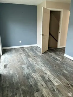 Wood-finish flooring throughout
