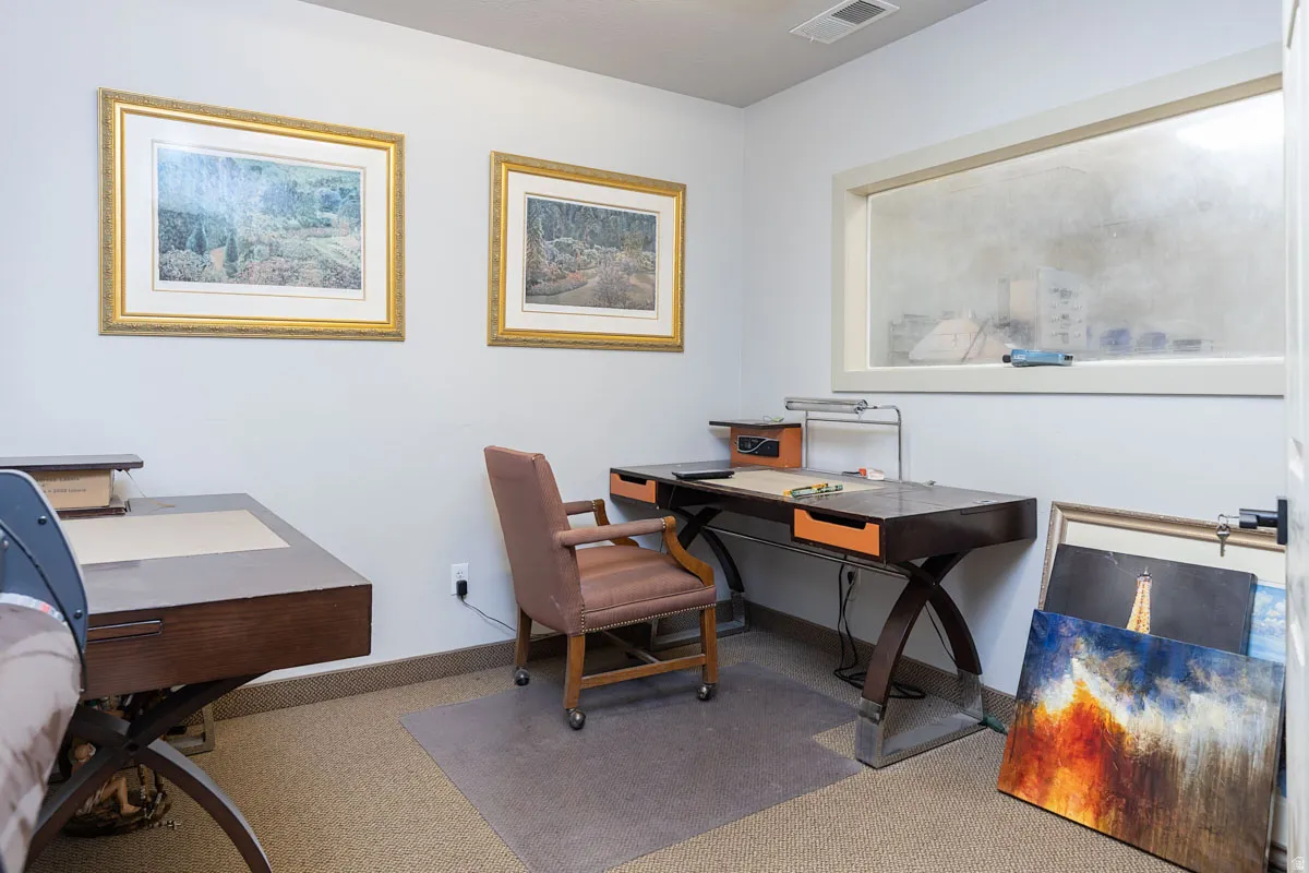 Office space featuring baseboards