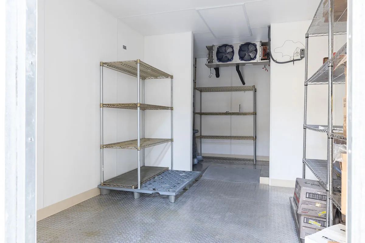 View of storage area