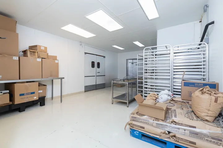 View of storage area