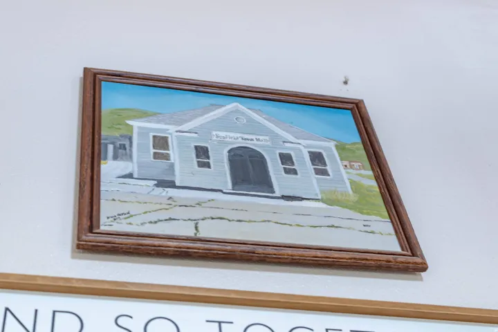 Local artwork by a local artist (included in sale)