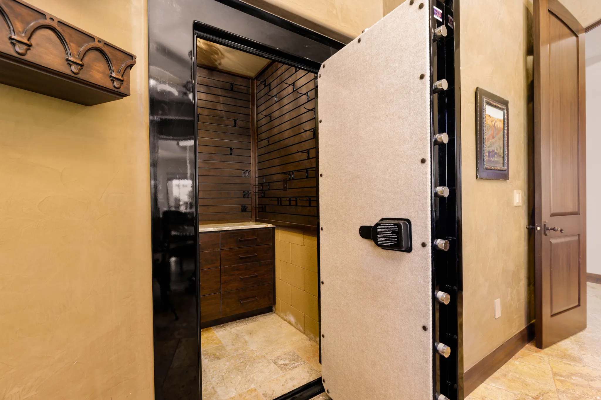 Large built in safe