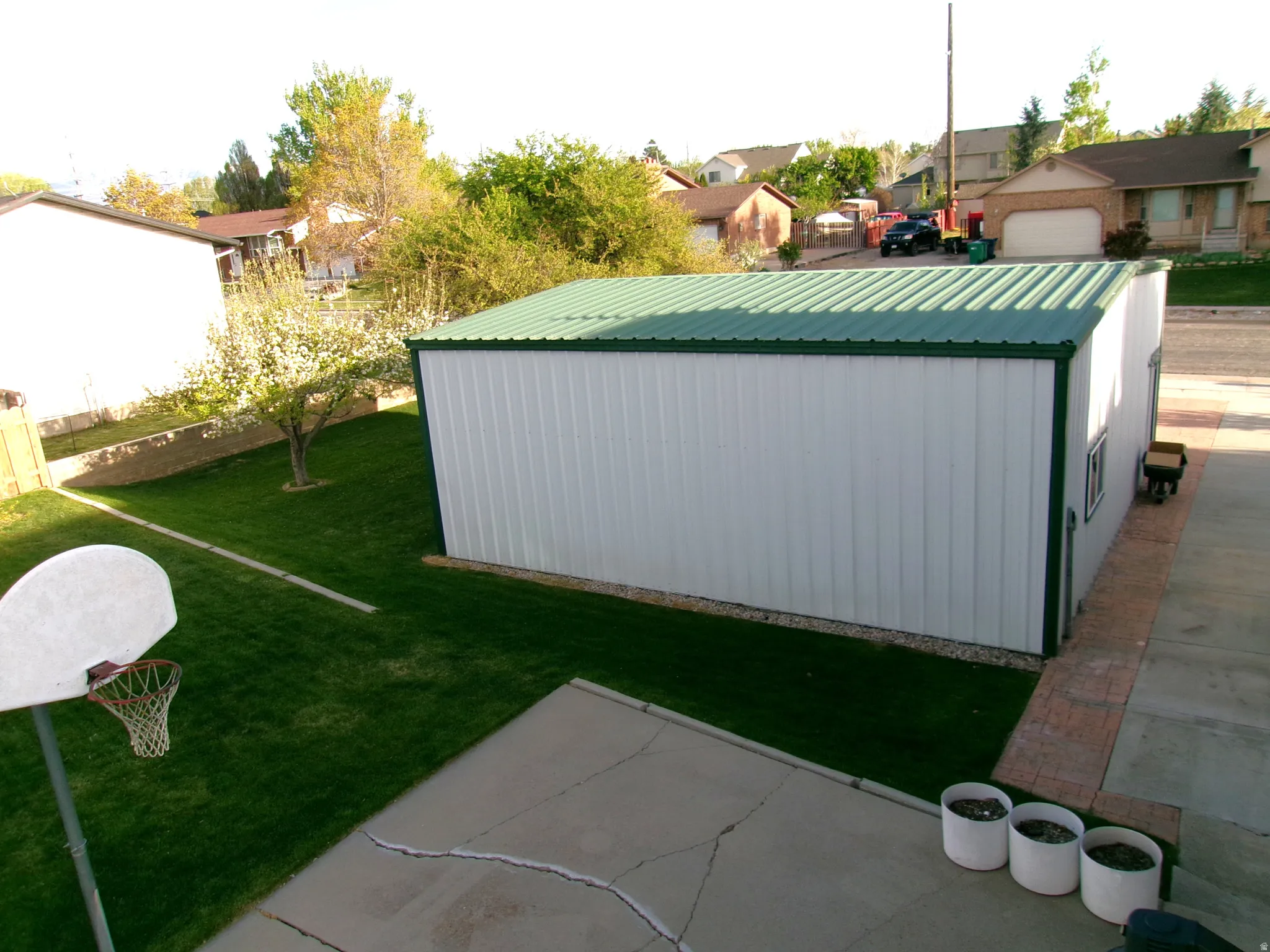 View from balcony looking south