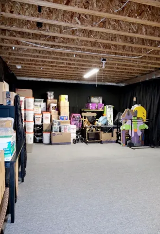 Unfinished Basement Area