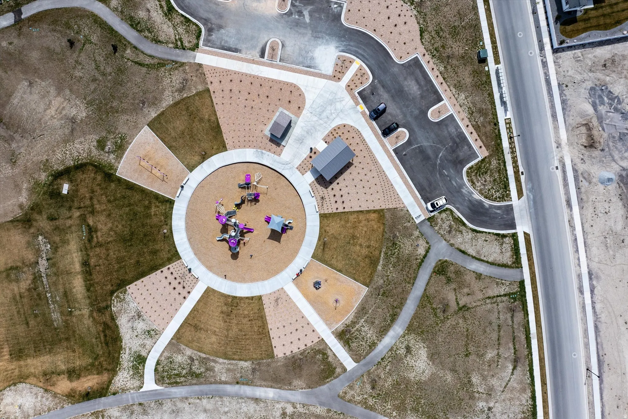 Drone / aerial view of Brandon park