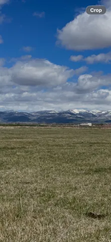 View of mountain background with rural landscape