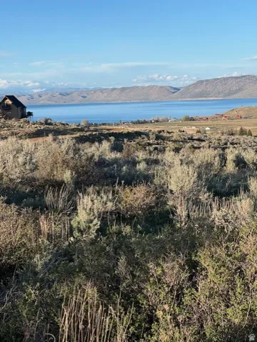 Water view featuring a mountain backdrop