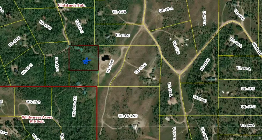 Plat Map. Illustrating property divisions and boundaries within the designated area