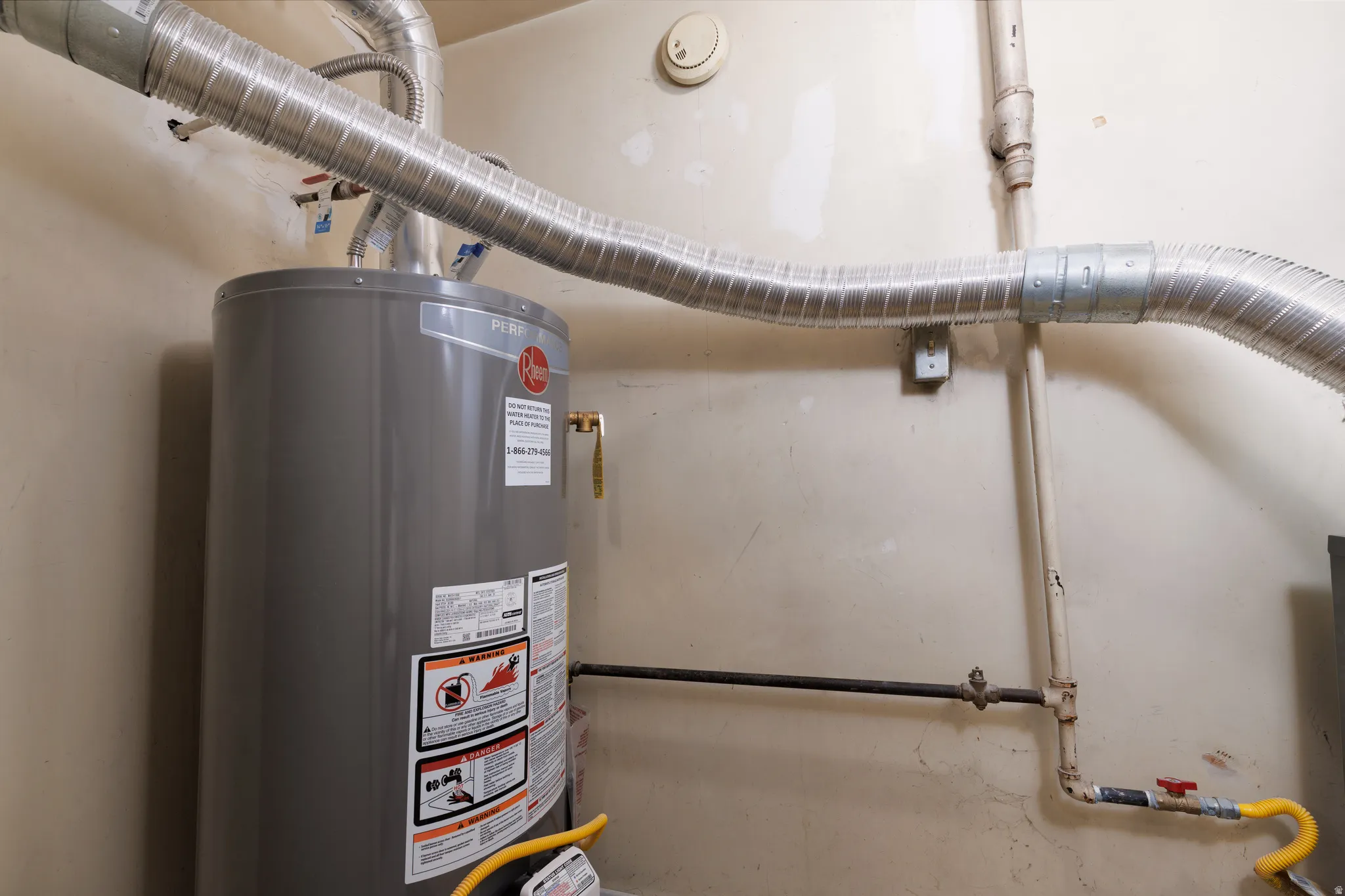 Utilities with water heater