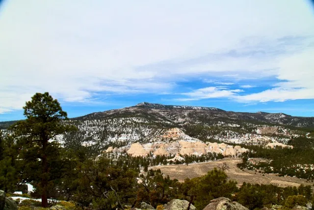 View of mountain background