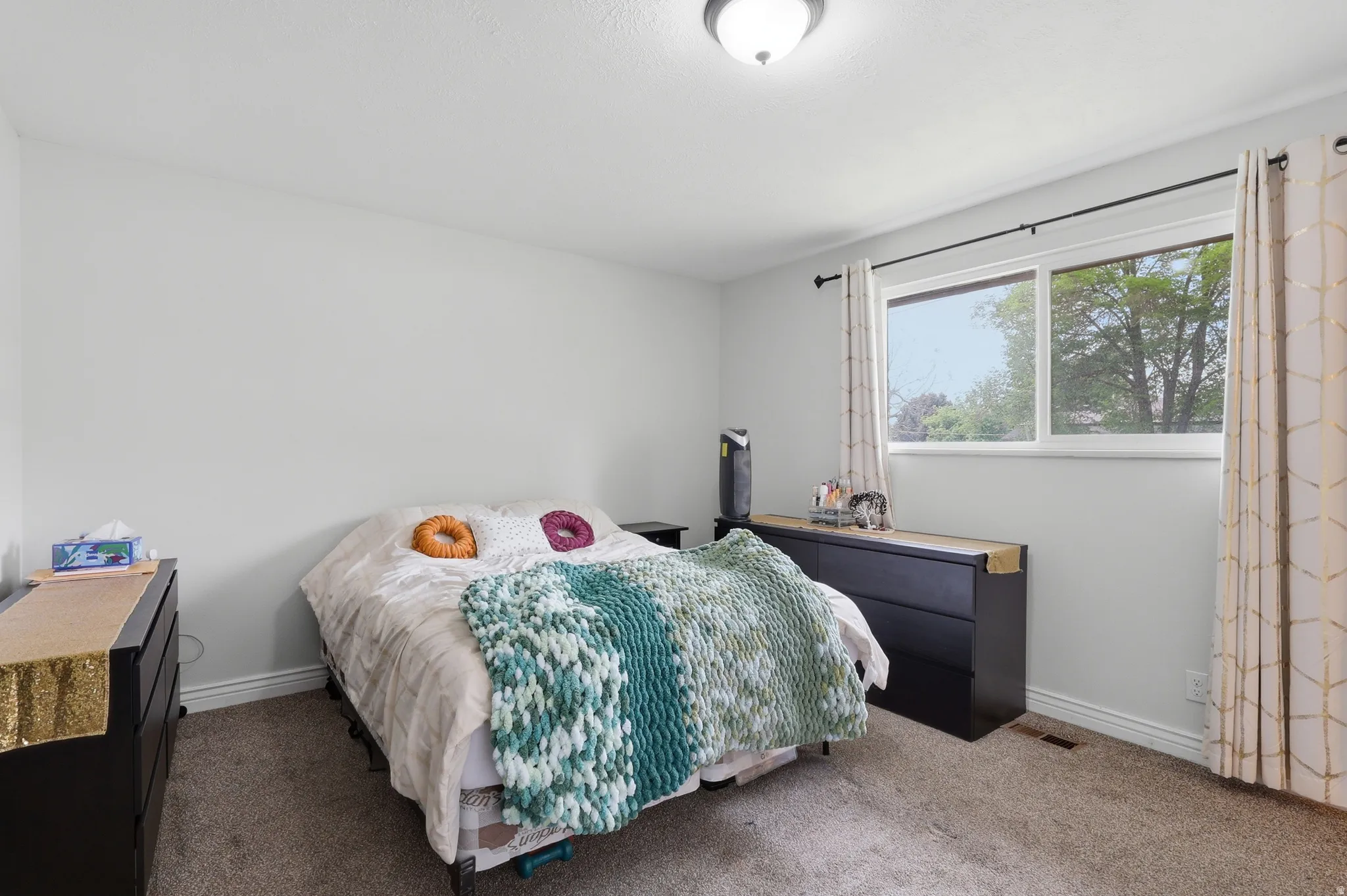 Master Bedroom with carpeting