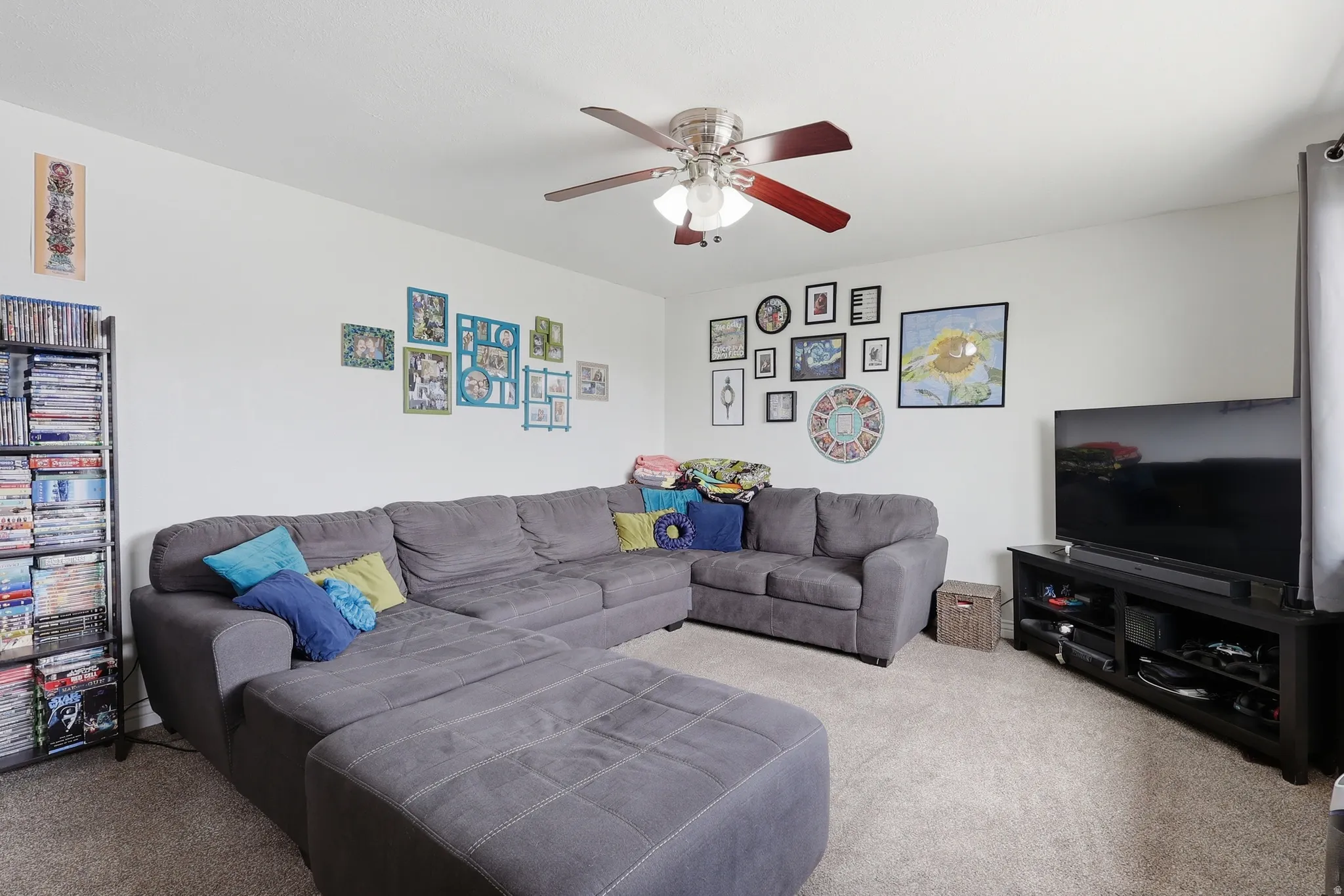 Carpeted living area