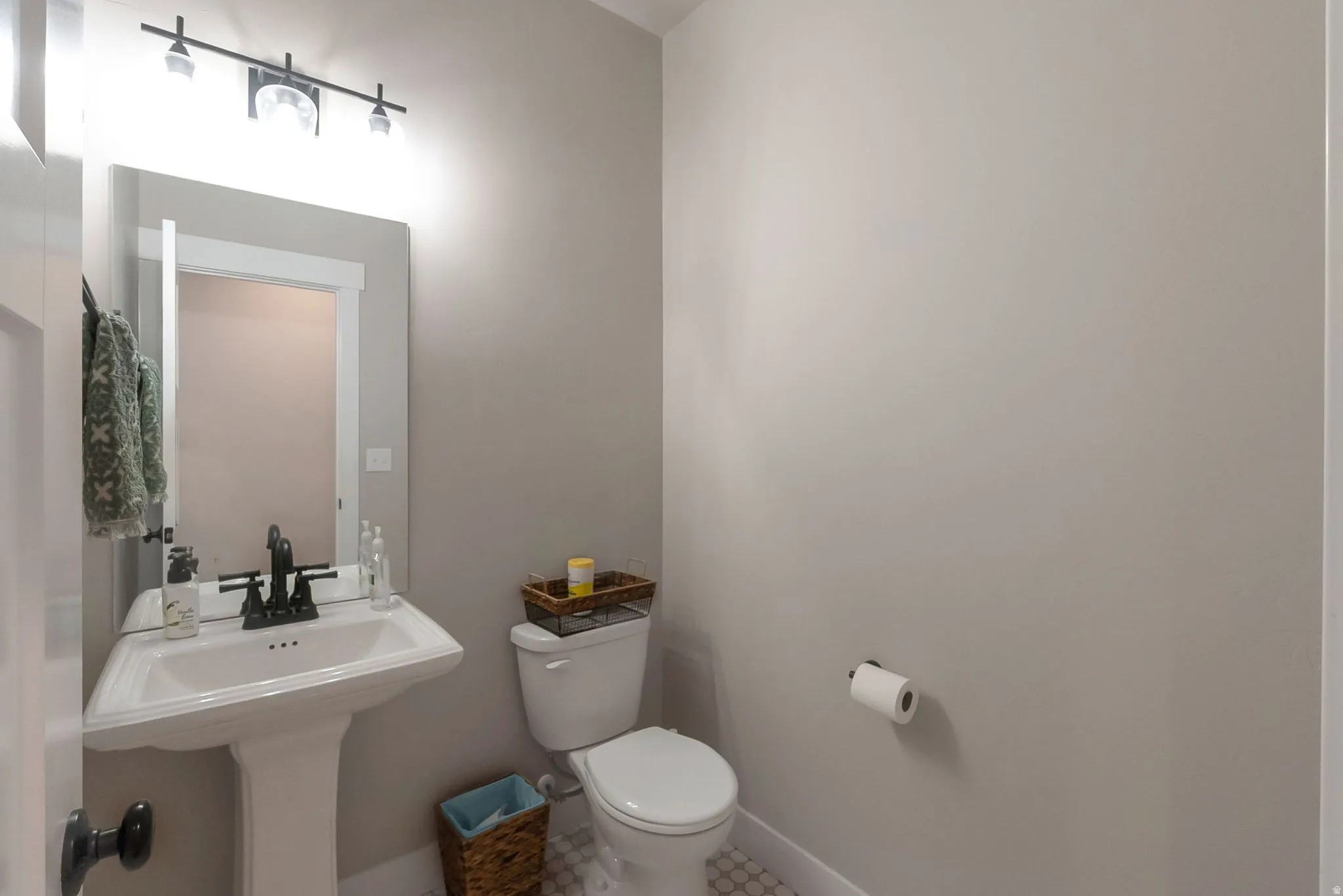 Very well place half bathroom on the main!