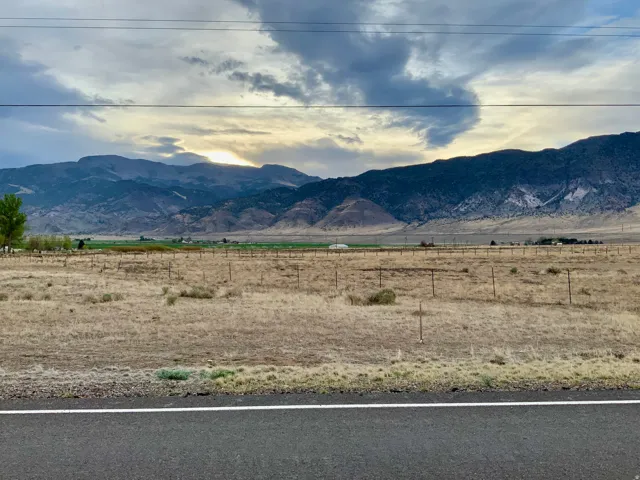 Mountain view featuring rural landscape