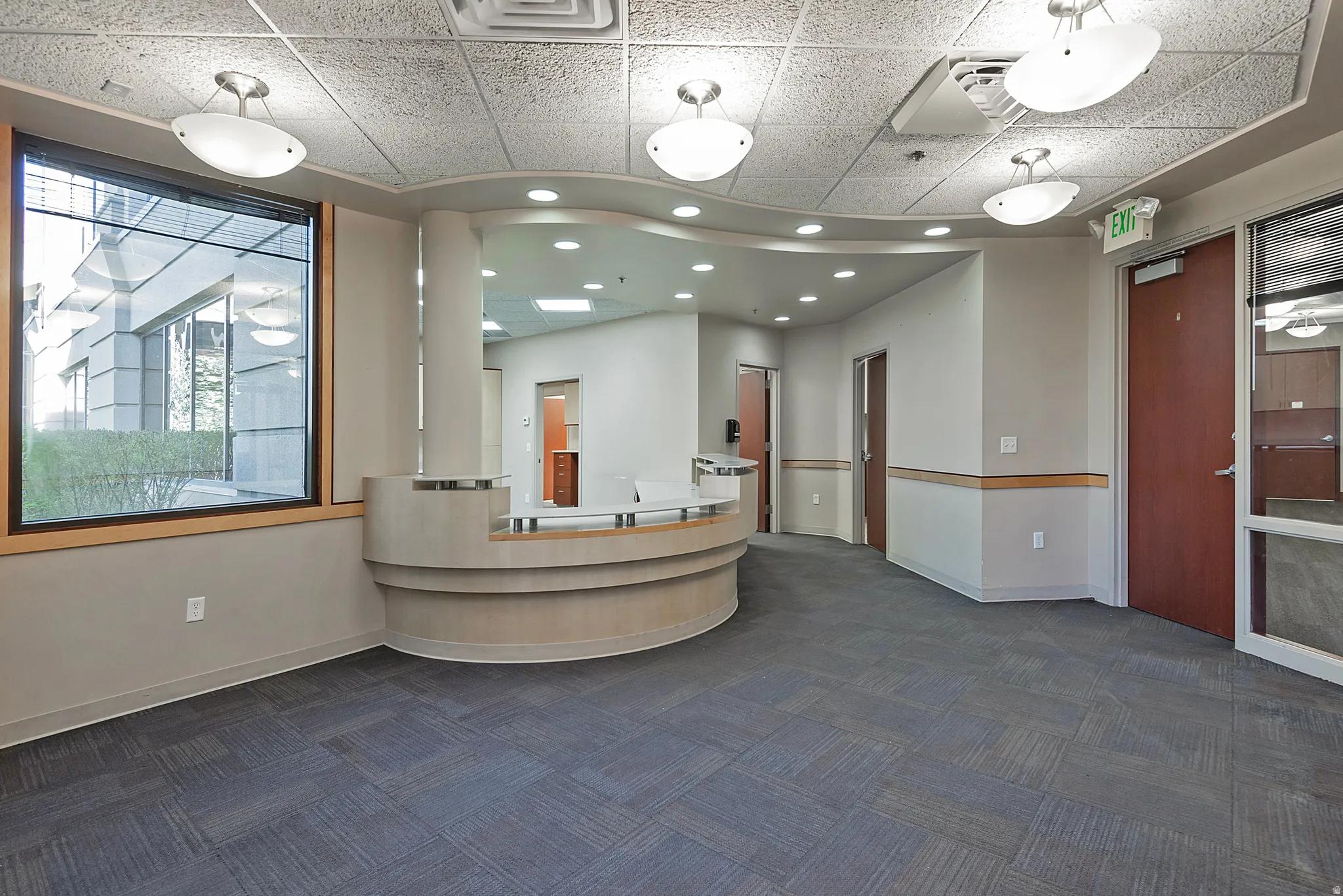 View of reception area