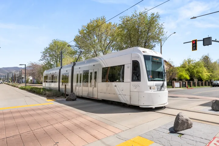 TRAX and large walking trail