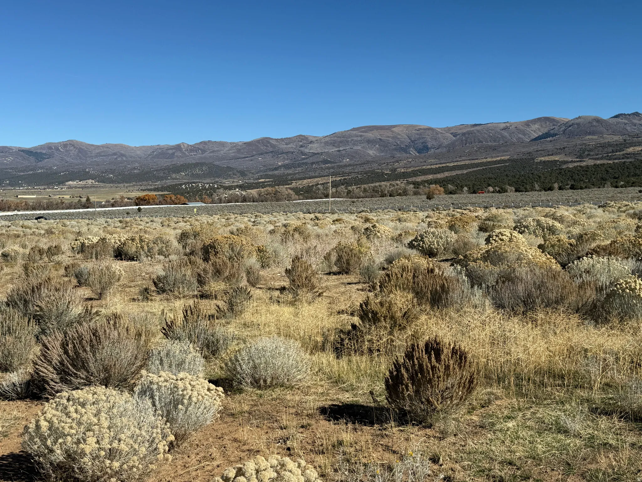 View of mountain backdrop