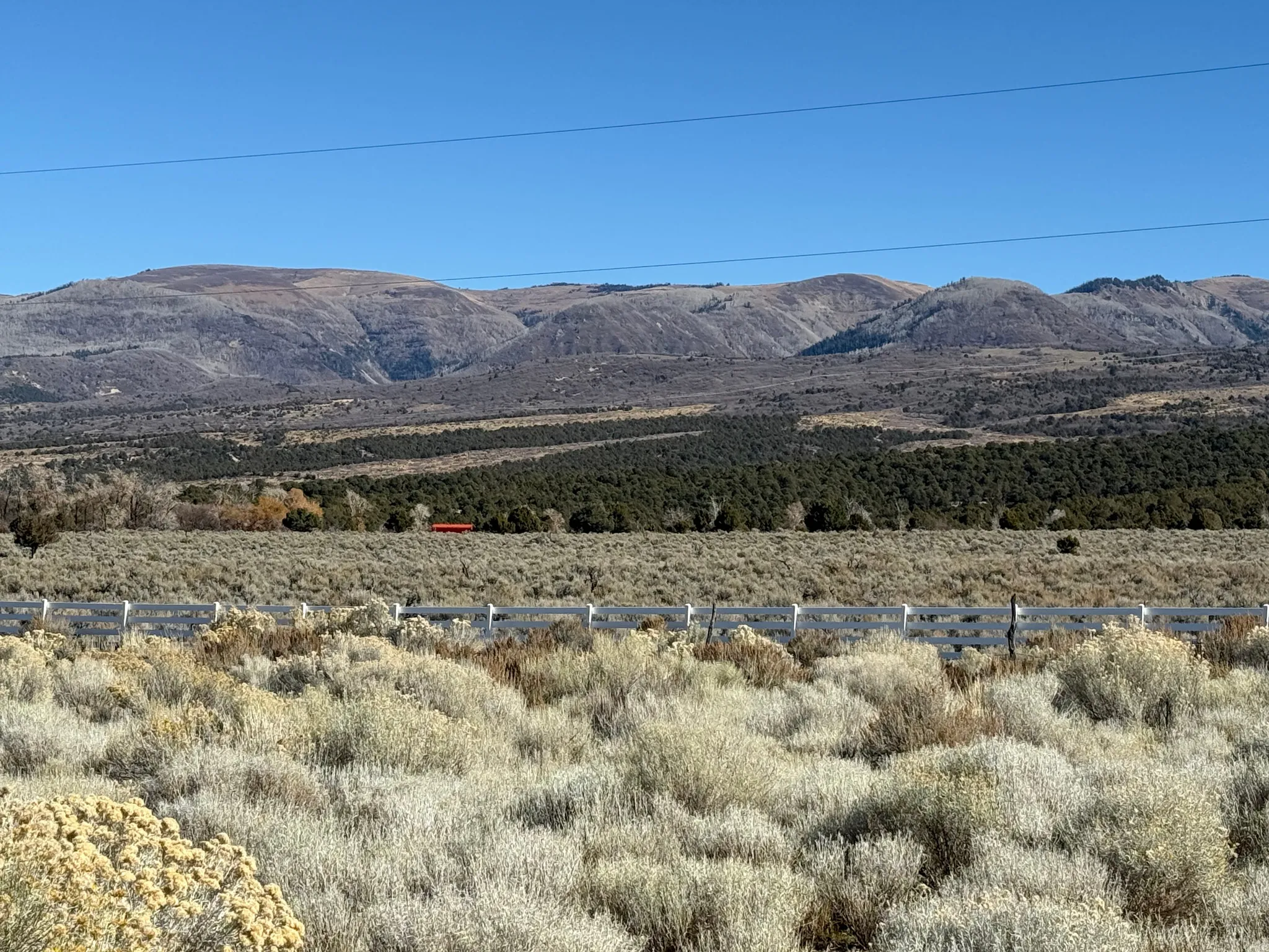 View of mountain background
