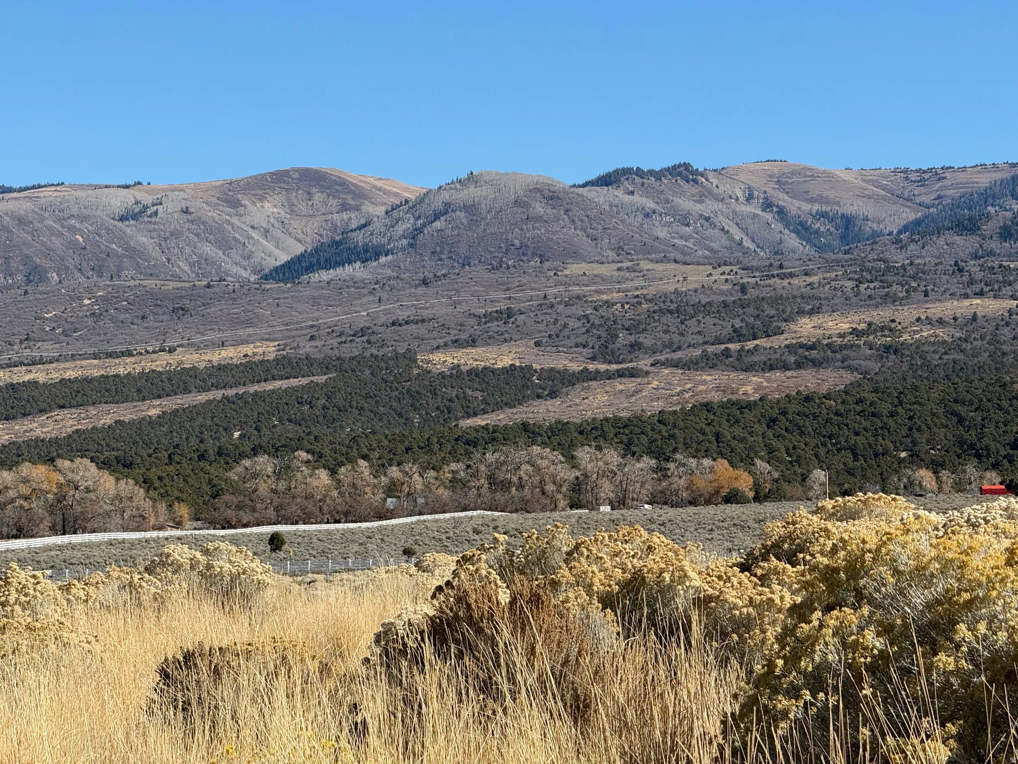 View of mountain backdrop