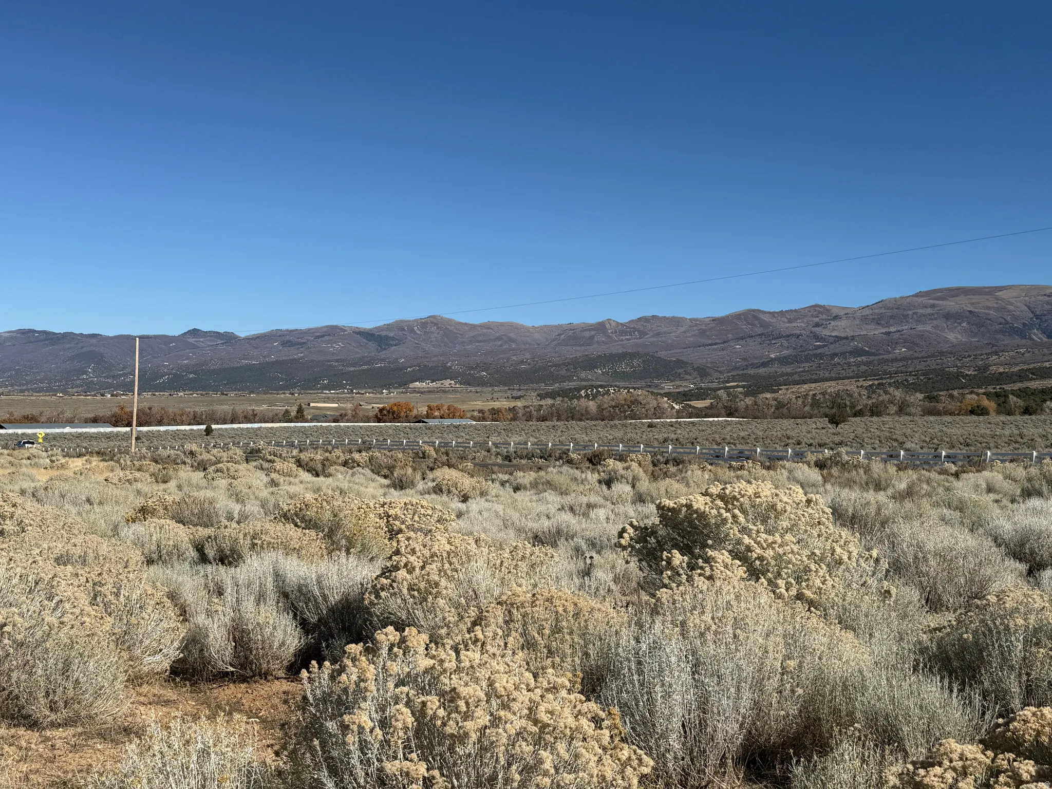 View of mountain backdrop