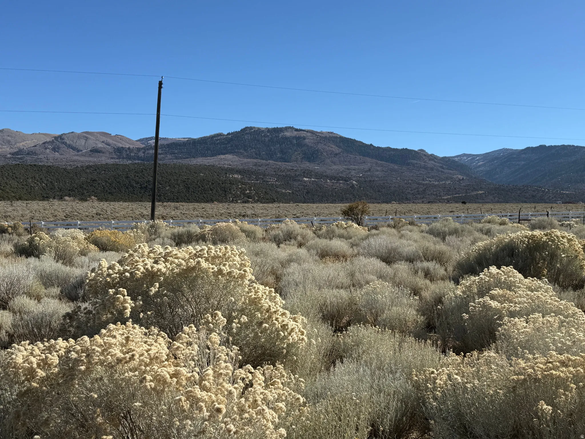 View of mountain backdrop