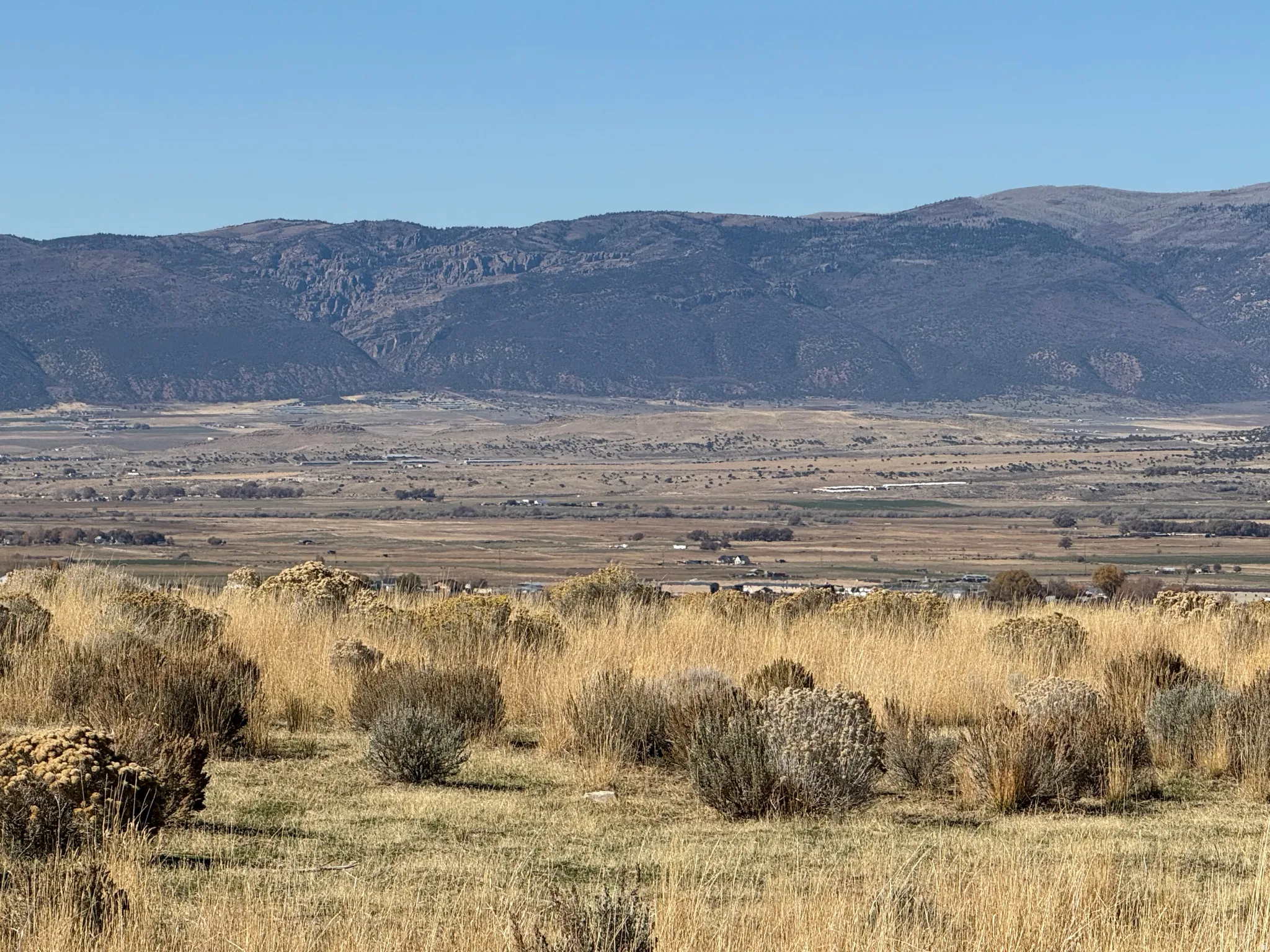 View of mountain backdrop