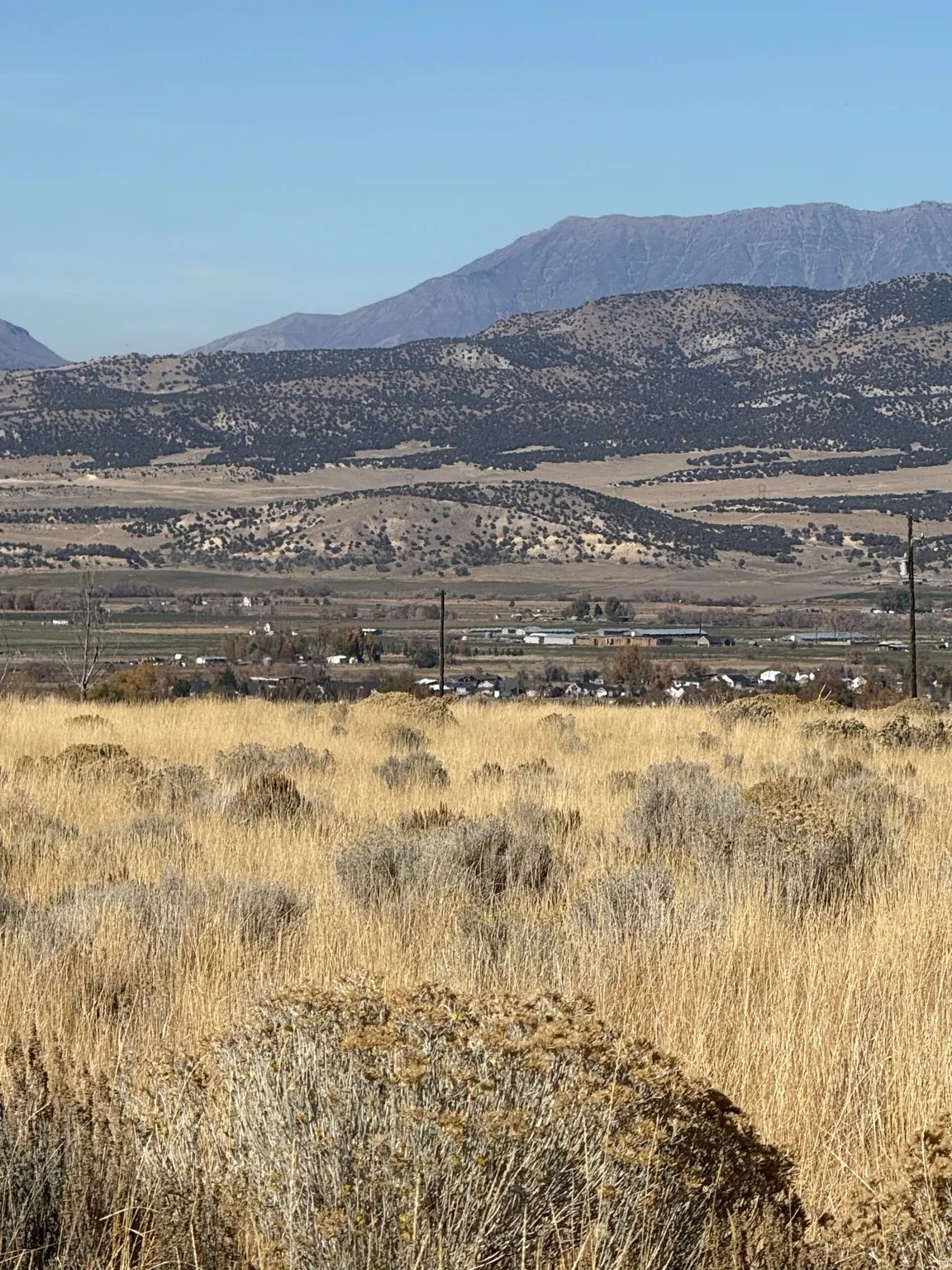 Mountain view featuring rural landscape